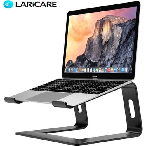 LARICAR Laptop Stand Holder Aluminum Stand For MacBook Portable Laptop Stand Holder Desktop Holder Notebook PC Computer Stand