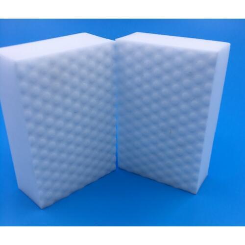 10 pcs 10*6*2 cm high density double compressed melamine kitchen sponge magic eraser pad for dish washing/car cleaning supplier