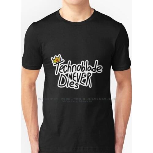 Technoblade Never Dies T Shirt 100% Pure Cotton Technoblade Never Dies Georgenotfound Sapnap Tubbo Mcyt Dream Smp Dreamwastaken
