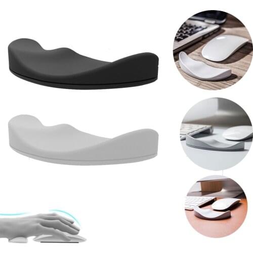 Mouse Pad Gel Non-Slip Wrist Rest Support Mouse Silicon Pad Notebook Office Keyboard Wrist Rest for Computer Laptop