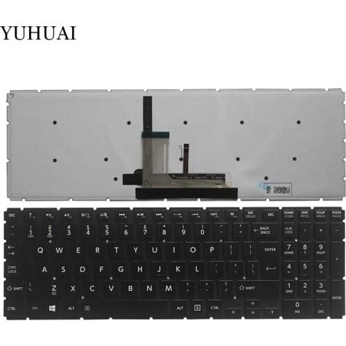 New keyboard for Toshiba Satellite P50-C P50D-C P50T-C black US/UI Laptop Keyboard PK131NM2B05 Backlight