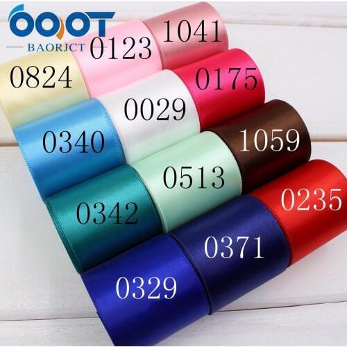OOOT BAORJCT 1742825 38mm 10 yard Solid Color Ribbons SATIN RIBBON WEDDING PARTY TABLE ANNIVERSARY CAKE FLOWER DECORATING