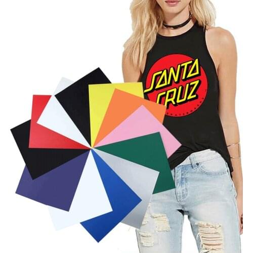 PU Heat transfer vinyl sheets Iron On transfer vinyl HTV for tshirt heat press decor film easy cut weed DIY clothes vinyl papper