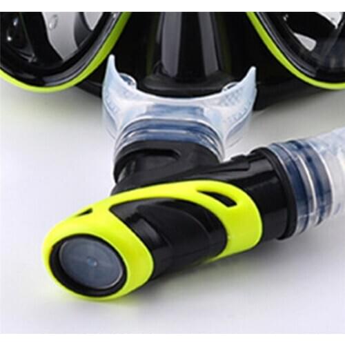 Transparent Snorkeling Silica Gel Bite Breathing Tube Snorkel Mouthpiece Regulator Swimming Sports Accessory