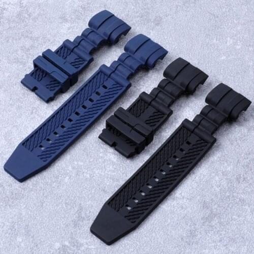 26mm Comfortable Silicone Rubber Watch Band for Invicta Strap Reserve Watch Belt Sport Specific Lugs Bracelet Watchband