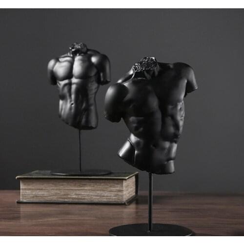 European Style Abstract Resin Ornament Resin Figure Desk Miniatures Statue Clothing Store Decoration Crafts Figurines Miniatures