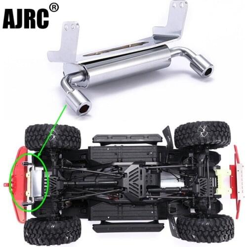 Traxxas Trx4 92076-4 Bronco Double Pipe Metal Simulation Fuel Tank Metal Exhaust Pipe