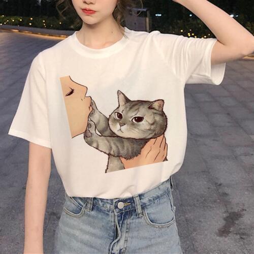 Harajuku Mona Lisa T Shirt Women Aesthetic shirt Ullzang Vintage 90s tshirt New Fashion Top Tees Female Tumblr Clothing