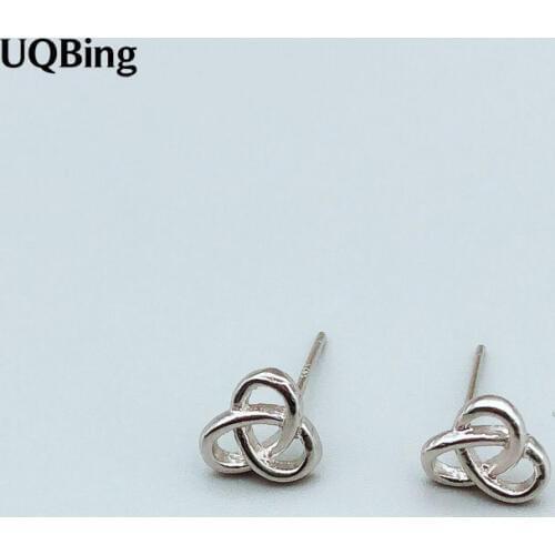 2019 Fashion 925 Sterling Silver Cross Stud Earrings For Women Jewelry Free Shipping Brincos