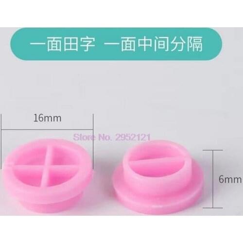 100bags Individual Adhesive Stand Eyelash Extension Glue Holder Grafting Eye Lashes Quick Blossom Cup Ring beauty