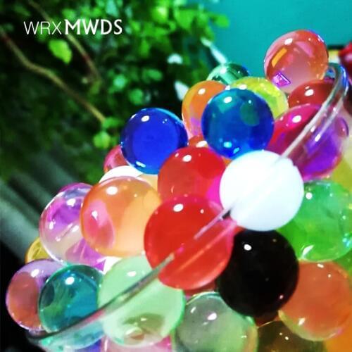 200pcs/bag 2.5-3mm Crystal Soil Water Hydrogel Beads orbiz Polymer Growing Ball For Flowers Decorative Wedding Home Decor