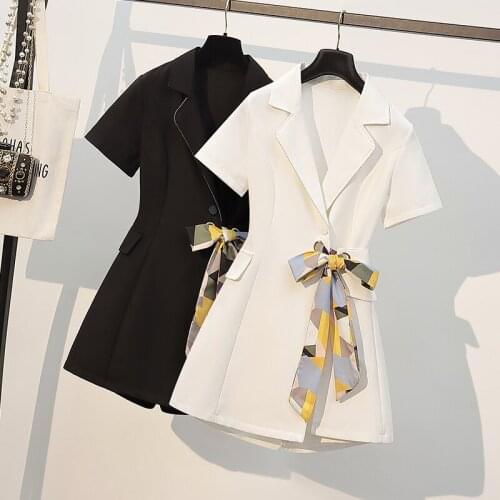 2021 Summer Womens Clothing Fashion Temperament Two Piece Suit Office Lady Top And Shorts Survetement Femme 2 Piece Suit Set