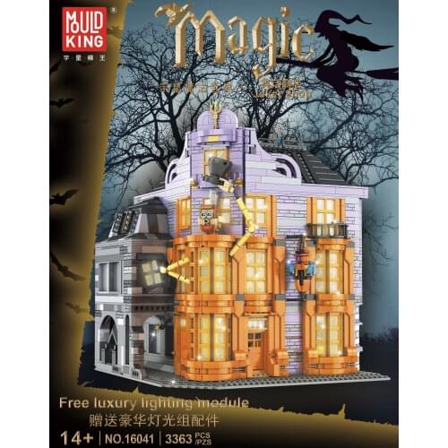 Magic shop Ornaments Magic world Technoical plastic Building Blocks Educational Childs Gifts High-Tech Model Toys 3363 PCS