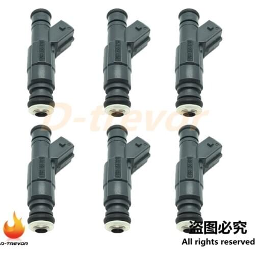 6Pcs OEM 0280155828 Fuel Injector Nozzle for Volkswagen Santana 1.6L 1.8L Flow Matched