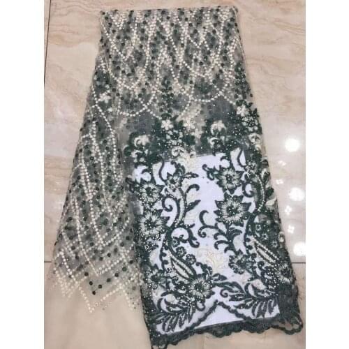 African Lace Fabric Nigeria French Lace Fabric 2021 High Quality Wedding Fabric FJ3907