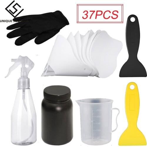 3D Printer DLP SLA Dedicated Accessories Resin Cleaning Tool :Gloves，Resin Spatula，Paper Resin Filter，Spray Bottle，Resin Bottle