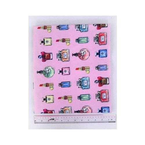 Free shipping 2016 Cute fashion sexy lipstick perfume bottle diy handmade fabric pattern canvas