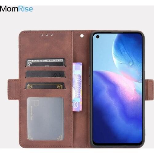For OPPO Reno 5 4G Wallet Case Magnetic Book Flip Cover For OPPO Reno 5 5G Card Photo Holder Luxury Leather Mobile Phone Fundas