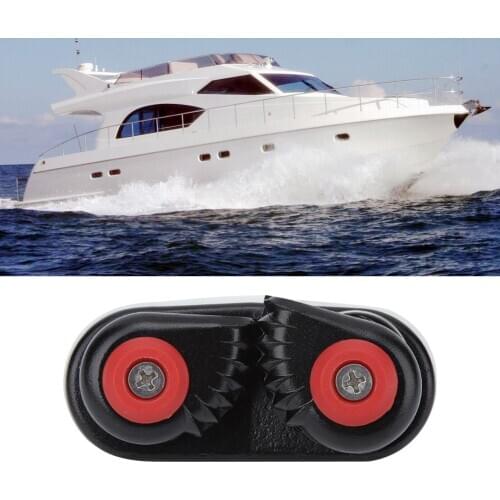 Cam Cleat Black Anodic oxidation Aluminum Alloy Rope Buckle Holder Anchor Cam Cleat for Kayak Yacht Boat Accessory