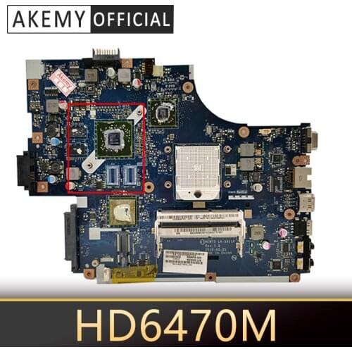 For Acer aspire 5551G 5552 5552G Laptop Motherboard NEW75 LA-5911P MBWVE02001 MB.WVE02.001 DDR3 HD6470M Mainboard