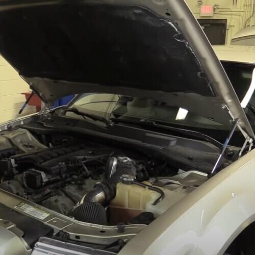 For CHRYSLER 300 C SRT8 LWB 2005-2010 12.36 Front Bonnet Hood Modify Gas Strut Carbon Fiber Spring Damper Lift Support Absorber