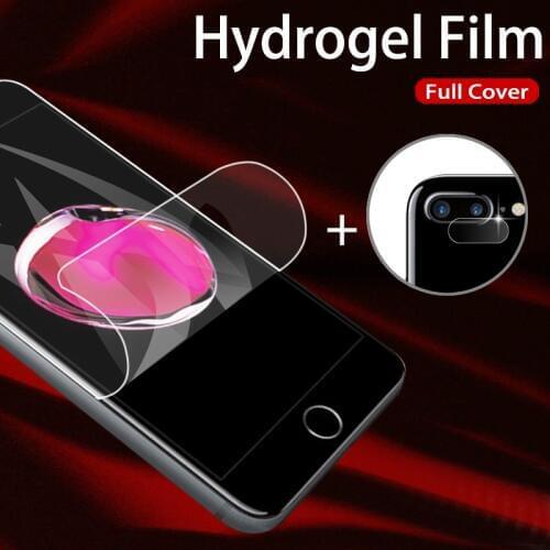 1-2PCS Hydrogel Film For iphone 11 Pro XS Max X XR Protective Film On For iphone 12 pro mini Water Gel Safety Len Film Not Glass