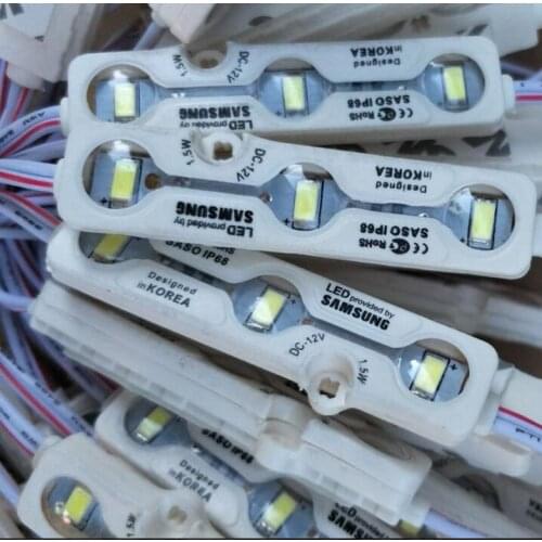 IP68 Samsung SMD 5730 5630 led module Light Advertising lamp 1.5W 3Leds Sign Backlights Waterproof 12V white SAMSUNG chip