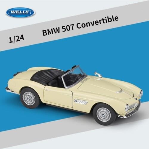 1:24 BMW 507 Roadster Simulation Alloy Convertible Model Diecast Metal Toy Sports Car Model Collection Boy Toy For Children Gift