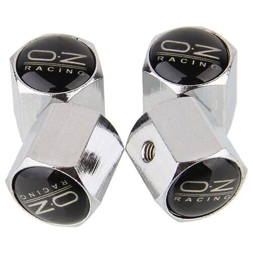 OZ Racing Car Wheel Tire Valve Stems Caps Anti-Theft Cover For Vw Golf Subaru Impreza Toyota Yaris Ford Focus Mazda 3 Audi R8 TT