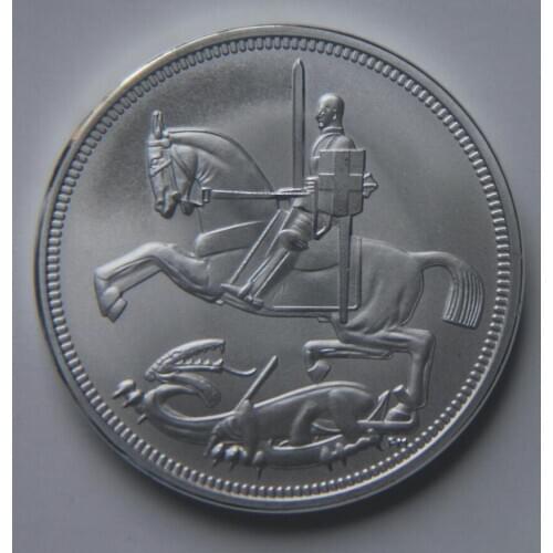 George V Dragon Slayer Europe Metal Coin Plated Commemorative Coin Badge medal for collection Arts Gifts Souvenir