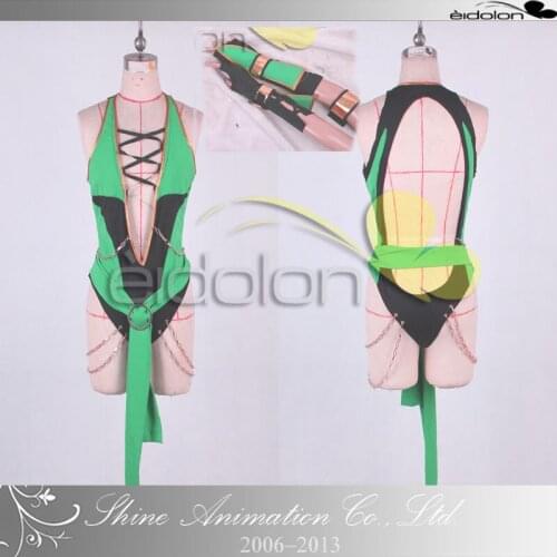 Mortal Kombat 9 Jade Cosplay Costume 11