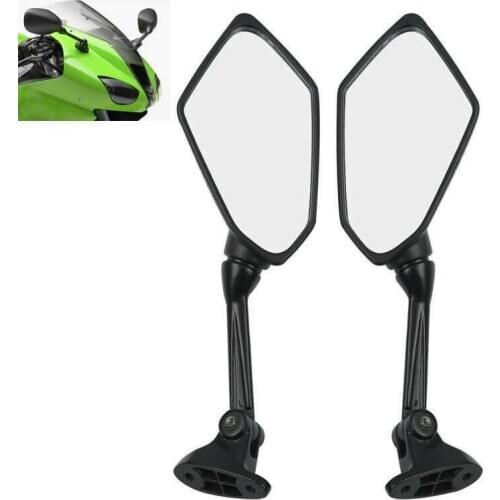 Motorcycle Black Side Rear View Mirrors For kawasaki Ninja ZX6R ZX-6R ZX600R 2009-2012 2009 2010 2011 2012