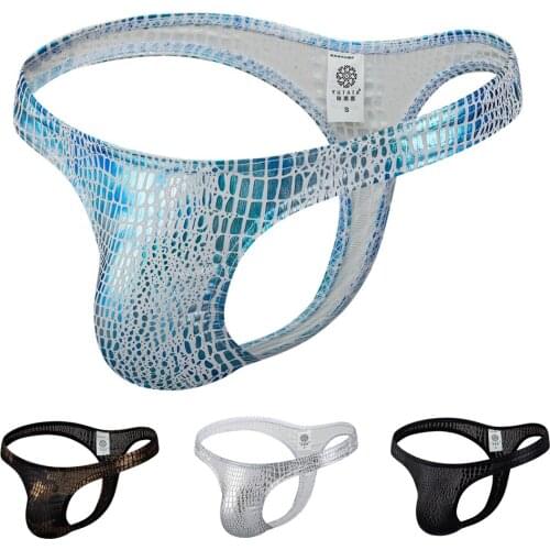 Low Rise Sexy Men Underwear Thongs And G String Slip Hombre Tрусы Mужские S,M,L,XL D201