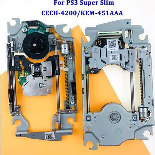 Replacement New KES-451AAA KES 451 KEM-451AAA KES-451A Laser Lens with Deck Mechanism for PS3 Super Slim Console CECH-4200 repai