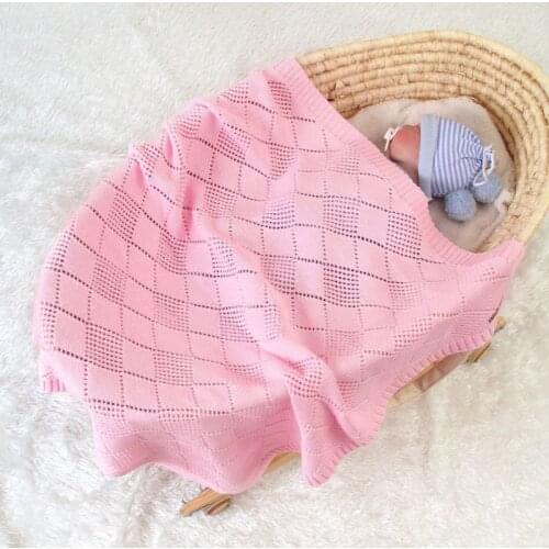 Toddler Bedding Baby Blanket Knitted Newborn Blankets Super Soft Stroller Wrap Infant Swaddle Kids Stuff For Monthly