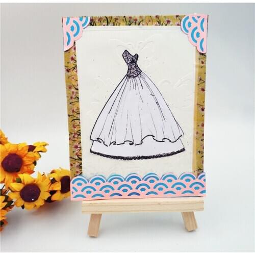 Wedding Dress metal Carbon Steel Cutting Dies for Scrapbooking DIY Cards Stencil Paper Craft Photo Handmade Album Embossing DIY