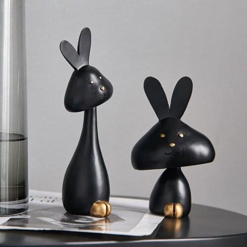Resin Animal-shape Ormament Durable Cute Interesting Simple Fashion Best Gift Suit For Living Room Bedroom Home Improvement