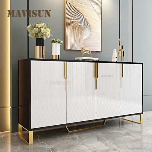 Light Luxury Storage Sideboard Modern Minimalist Nordic Decorative Restaurant Side Cabinet Multifunctional Furniture For Home