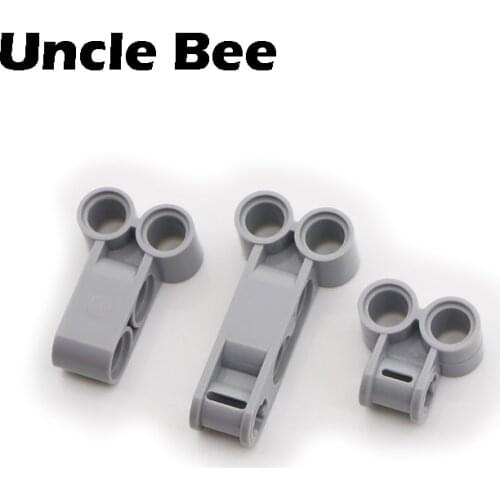 Technical Parts Building Blocks 20pcs Pin Connector Joiner Dual Perpendicular Long 32557 98989 32291Bulk MOC Brick Toys Children