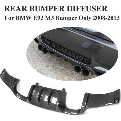 Carbon Fiber Auto Rear Bumper Lip Diffuser For for BMW E92 M3 2008 - 2013 Convertible Add On Style