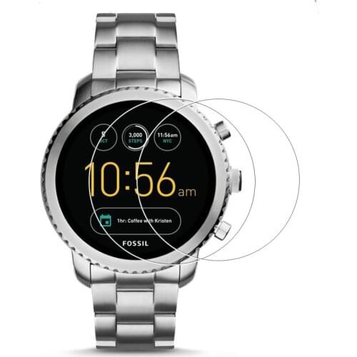9H Tempered Glass Screen Protector for Fossil Q Explorist Gen 3 Smart Watch