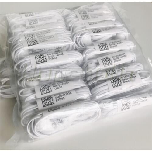 100 pcs / lot S6 Earbuds New with Mic 3.5mm high quality Earphone for Samsung Galaxy S6 for s7 Edge s8 Earphones