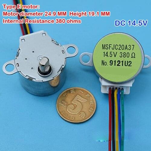 Nidec DC 12V 4-phase 5-wire Micro 20mm Stepper Motor Mini Gear Reducer Motor for Air Conditioner Swing Head Monitoring Equipment