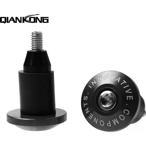 7/8"22 mm CNC motorcycle handlebar cap motocross handle bar grips ends for HUSQVARNA TC85 TC/TE125-300 FC/FE250-501 Z800 Z1000