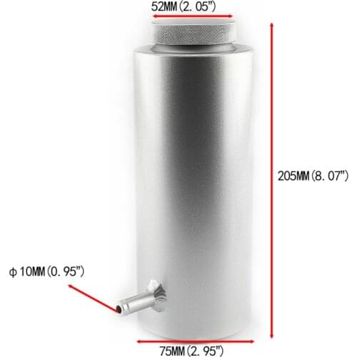 Universal Aluminum 800ml Car Radiator Water Coolant Cooler Tank Coolant Catch Bottle Overflow Reservoir Heatsink Radiators & Par