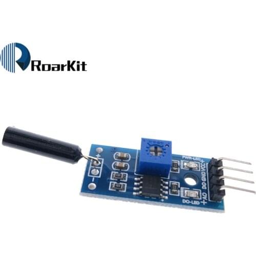 Free shipping! Normally open shock sensor module for arduino vibration sensor module alarm module