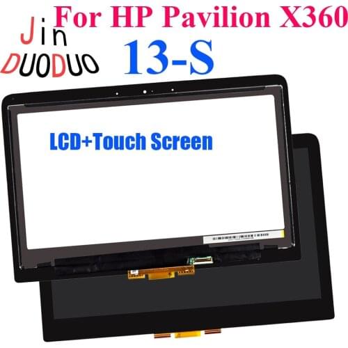 For HP Pavilion X360 13S 13-S Touch Screen Digitizer LCD Display Assembly For 13-s056nw 13-s003na Lcd