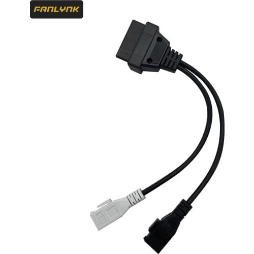 VAG 2x2 2x2 to 16 Pin OBD2 Diagnostic Adaptor Cable For VW AUDI SKODA Vehicle Diagnostic Tools
