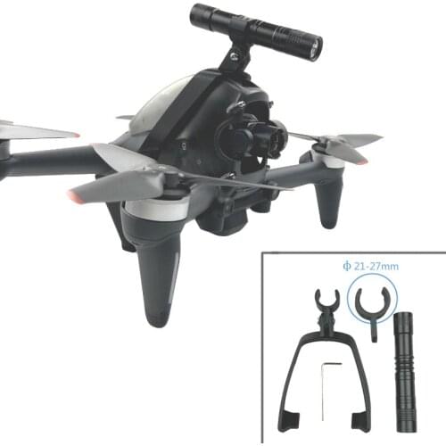 For DJI FPV Night Light Flight Lamp LED Searchlight Bracket Clip Flashlight Fill Light Night Flight For DJI FPV Drone Accessory