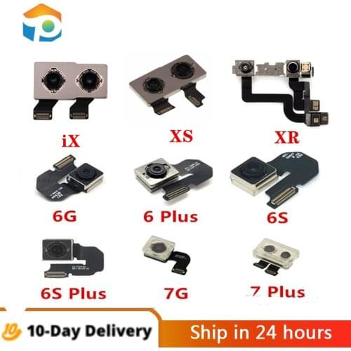 For iPhone 5 5S 6S 6 Plus 6S Plus 7 Plus 7Plus 8 Plus X XR XS Max Rear Camera Back Camera Flex Cable Repair Phone Part